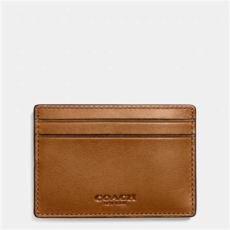 men's money clip wallets coach